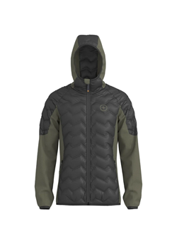 STEPHAN MAN HYBRID JACKET FOREST NIGHT BLACK 